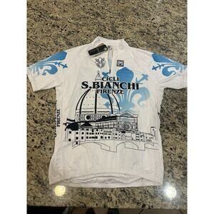 Santini cycling jersey Cicli S. Bianchi Firenze Size 4XL New With Tags